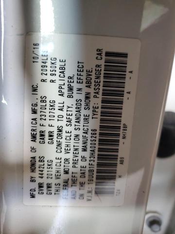 2017 ACURA TLX - 19UUB1F33HA005266