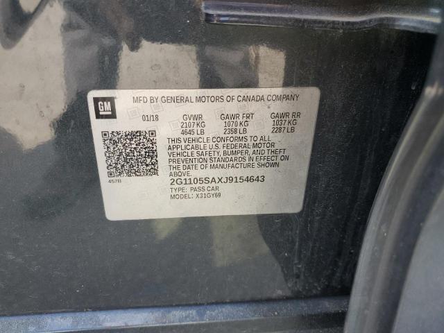 2018 CHEVROLET IMPALA LT - 2G1105SAXJ9154643