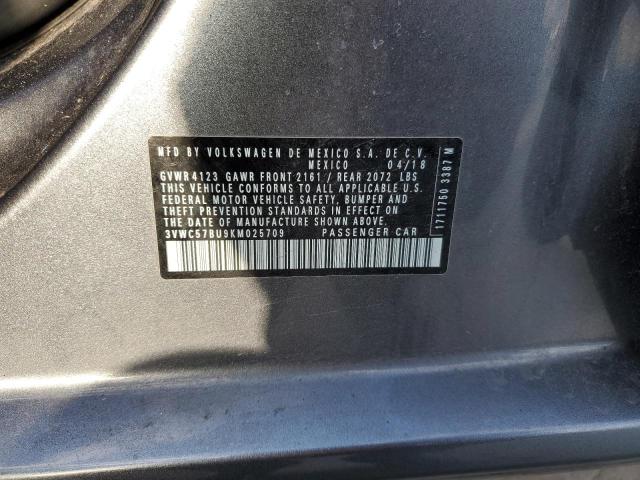 2019 VOLKSWAGEN JETTA S - 3VWC57BU9KM025709