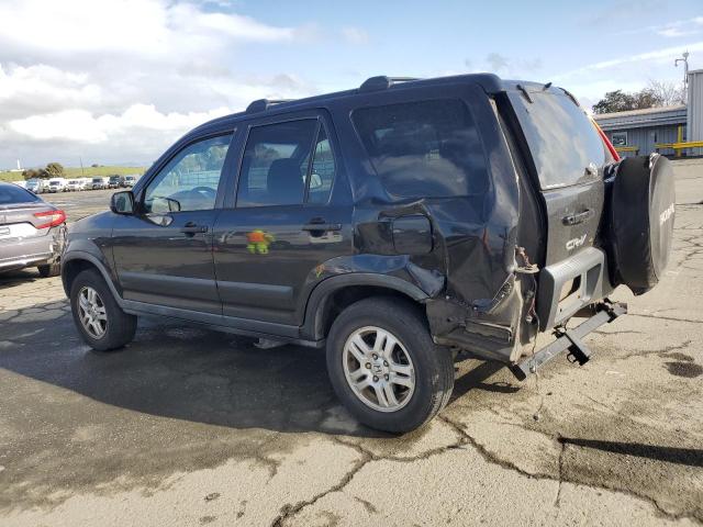 HONDA CR-V EX 2004 black  gas JHLRD78864C038712 photo #3
