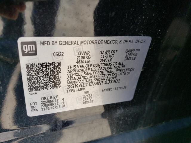 2022 GMC TERRAIN SL - 3GKALTEV8NL233401