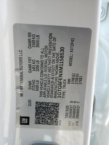 2021 GMC CANYON AT4 - 1GTG6FENXM1158530