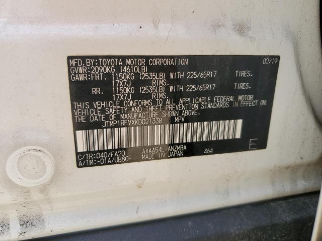 2019 TOYOTA RAV4 XLE - JTMP1RFVXKD021338