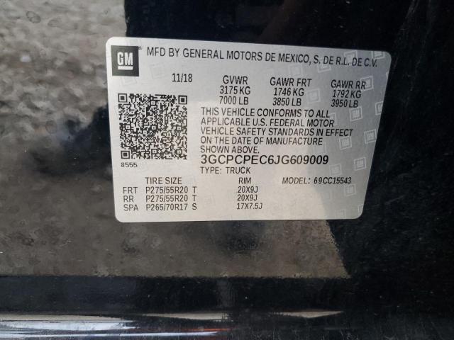 2018 CHEVROLET SILVERADO - 3GCPCPEC6JG609009
