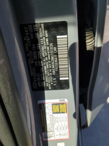 2021 HYUNDAI ELANTRA SE - KMHLM4AG9MU191836