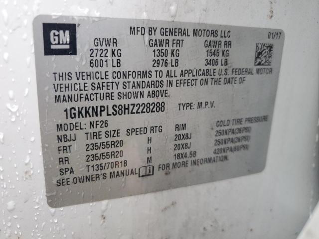 2017 GMC ACADIA DEN - 1GKKNPLS8HZ228288
