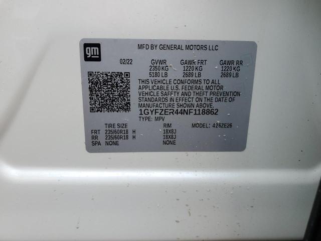 2022 CADILLAC XT4 SPORT 1GYFZER44NF118862