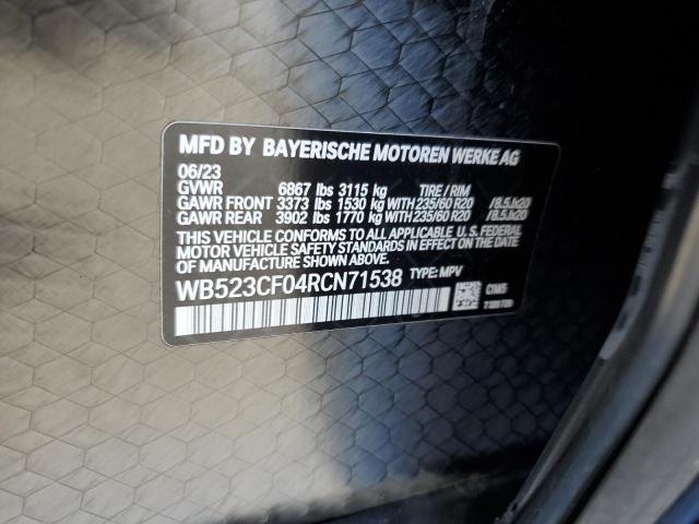 2024 BMW IX XDRIVE5 WB523CF04RCN71538