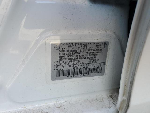 2017 NISSAN SENTRA S 3N1AB7AP9HY333546