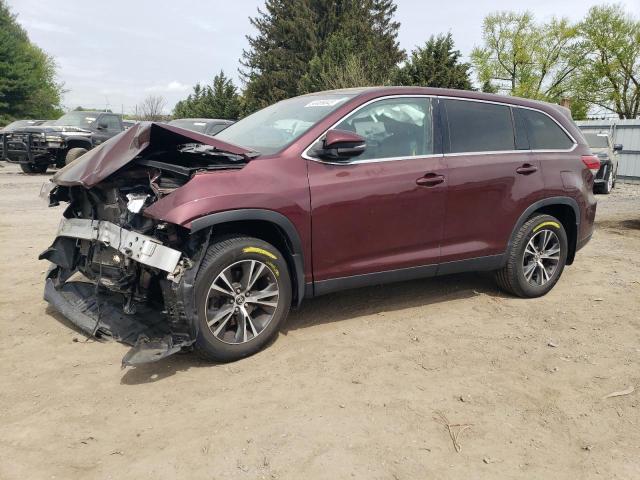 Vin: 5tdbzrfh7ks738216, lot: 54489045, toyota highlander le 2019 img_1
