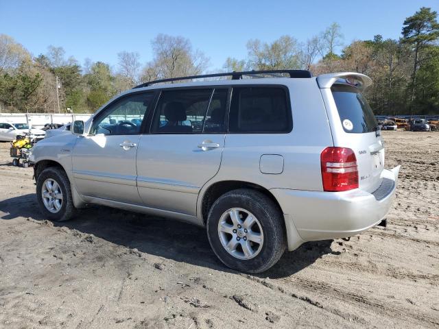 TOYOTA HIGHLANDER 2002 silver  gas JTEHF21A820078514 photo #3