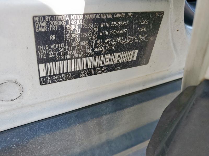 2020 TOYOTA RAV4 LE - 2T3H1RFV8LW067999