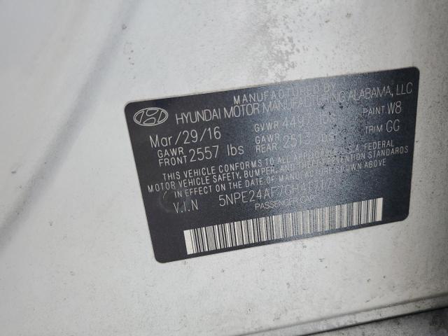 2016 HYUNDAI SONATA SE - 5NPE24AF7GH417171