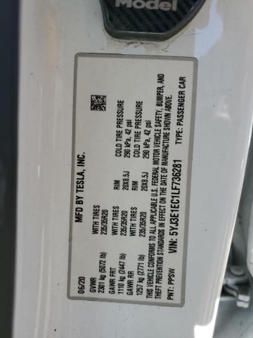 2020 TESLA MODEL 3 - 5YJ3E1EC1LF736281
