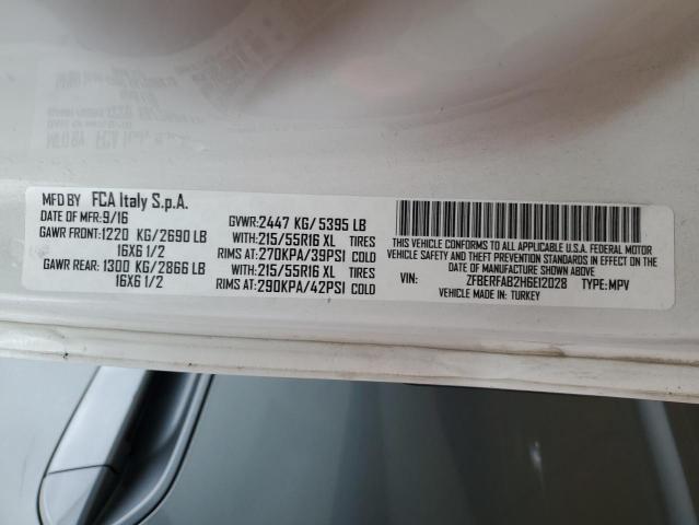 2017 RAM PROMASTER - ZFBERFAB2H6E12028