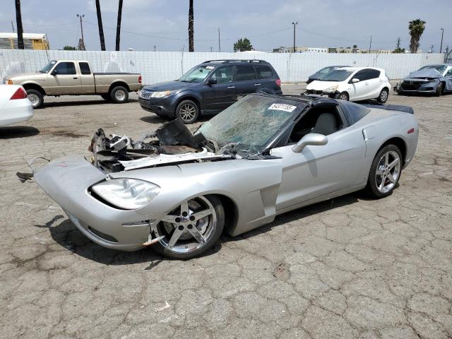 CHEVROLET CORVETTE 2006 silver  gas 1G1YY26U165129449 photo #1