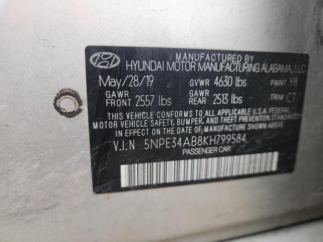 2019 HYUNDAI SONATA LIM - 5NPE34AB8KH799584