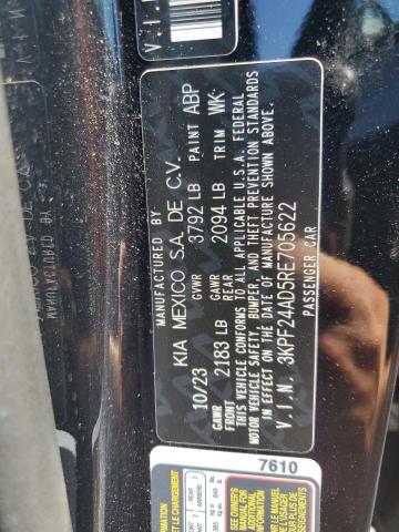 2024 KIA FORTE LX - 3KPF24AD5RE705622