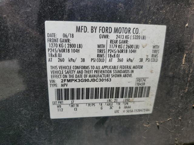 2018 FORD EDGE SE - 2FMPK3G90JBC30163