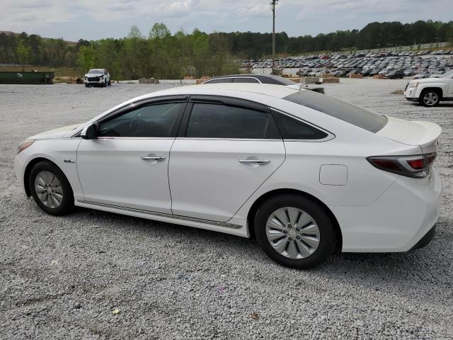 HYUNDAI SONATA HYB 2016 white sedan 4d hybrid engine KMHE24L17GA008477 photo #3