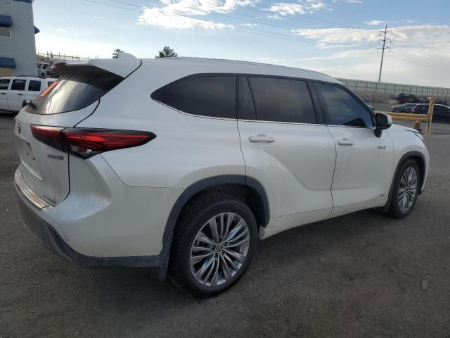 Vin: 5tdebrch0ms026056, lot: 52436845, toyota highlander hybrid platinum 20213