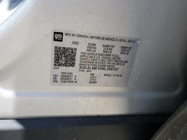 2022 GMC TERRAIN SL - 3GKALMEV5NL206727