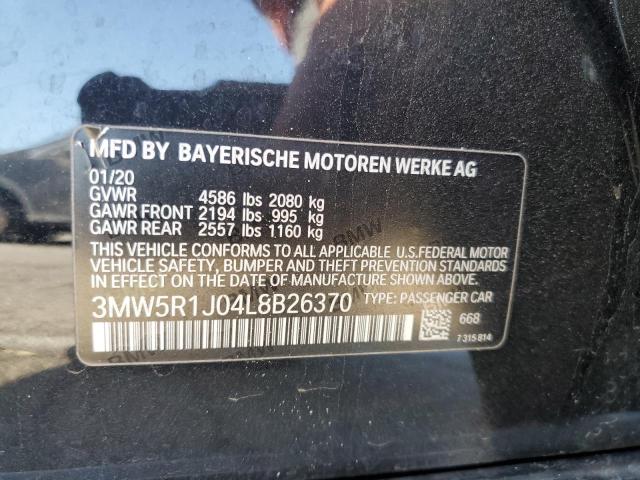 2020 BMW 330I - 3MW5R1J04L8B26370