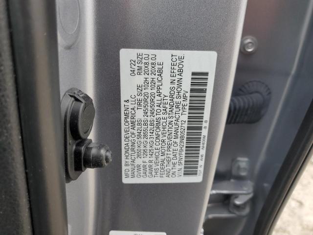 2022 HONDA PILOT SE 5FNYF6H23NB052712
