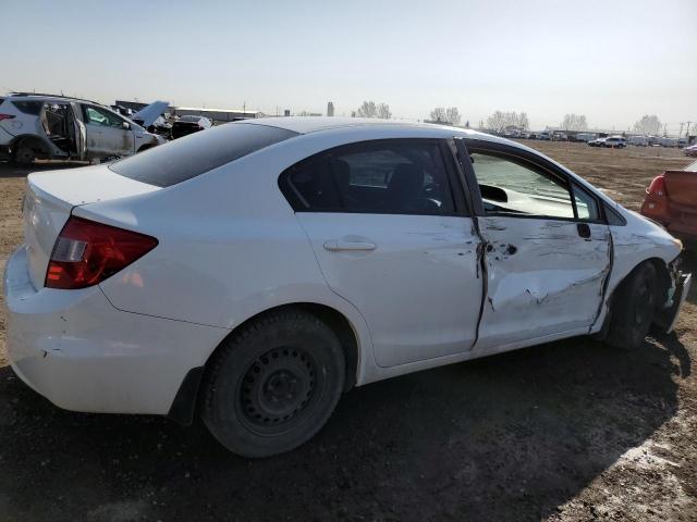 HONDA CIVIC LX 2012 white sedan 4d gas 2HGFB2F41CH119140 photo #4