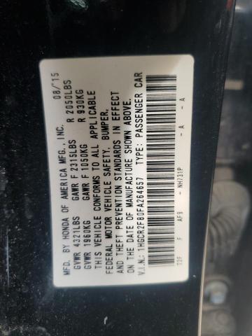 2015 HONDA ACCORD EXL - 1HGCR2F80FA264657