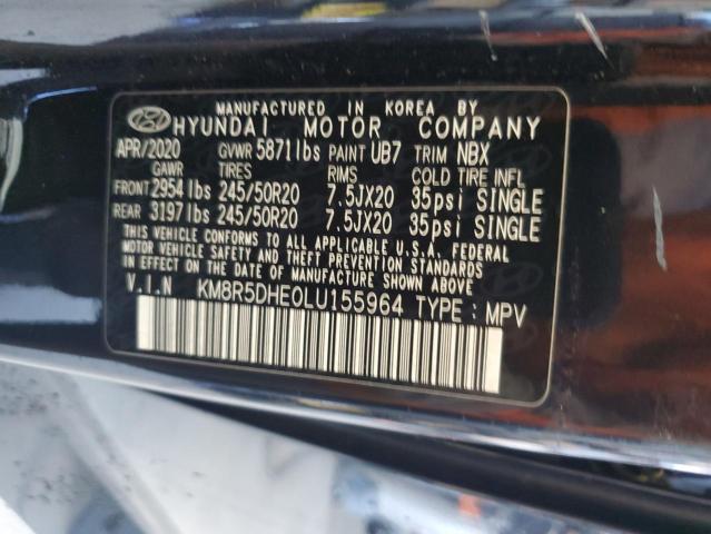 2020 HYUNDAI PALISADE L KM8R5DHE0LU155964