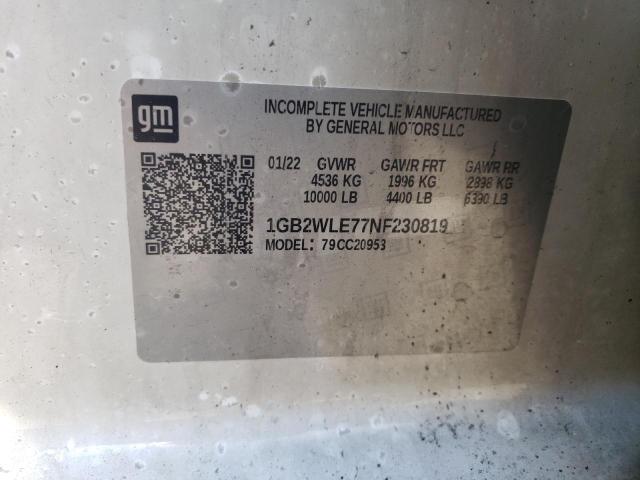 2022 CHEVROLET SILVERADO - 1GB2WLE77NF230819