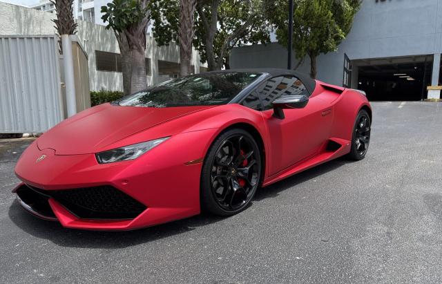 LAMBORGHINI HURACAN 2019 crimson  gas ZHWUR2ZF0KLA11750 photo #3