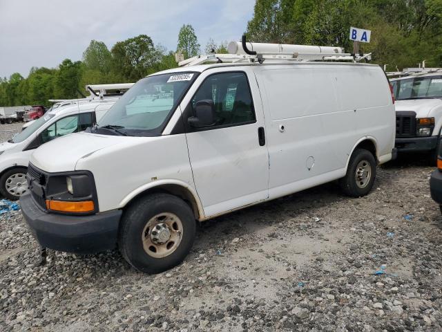 CHEVROLET EXPRESS G2 2013 white  flexible fuel 1GCWGFCA4D1140517 photo #1