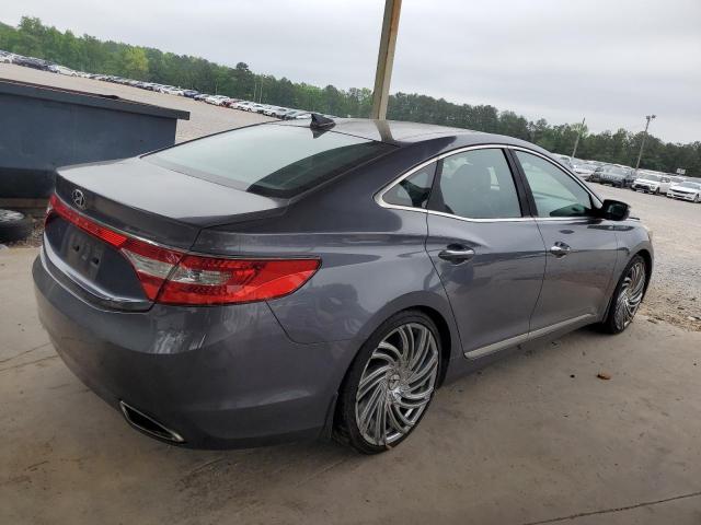 HYUNDAI AZERA GLS 2012 gray  gas KMHFH4JG2CA170845 photo #4