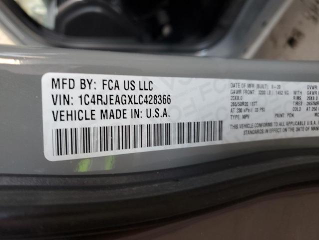 2020 JEEP GRAND CHER - 1C4RJEAGXLC428366