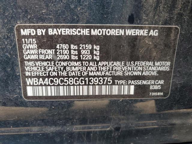 2016 BMW 428 XI GRA - WBA4C9C58GG139375