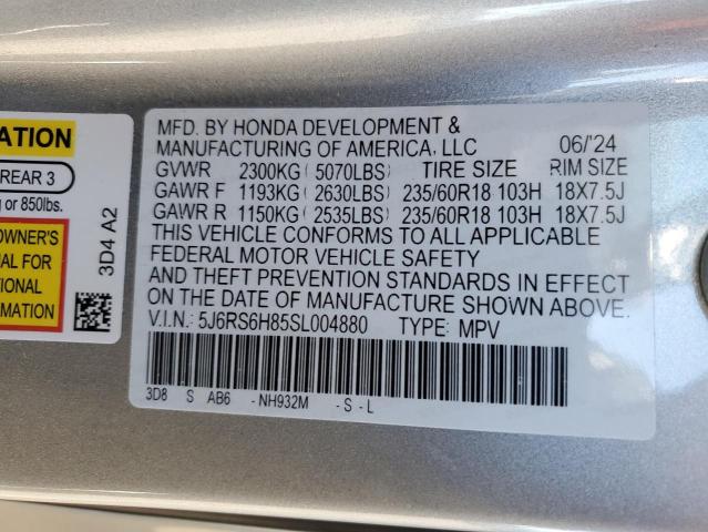 2025 HONDA CR-V SPORT - 5J6RS6H85SL004880