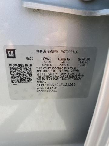 2020 CHEVROLET MALIBU LT - 1G1ZB5ST0LF121269