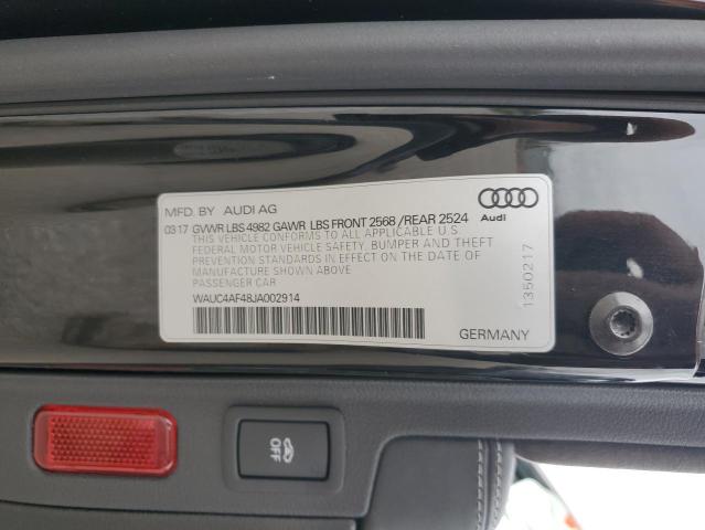 2018 AUDI S4 PRESTIG - WAUC4AF48JA002914