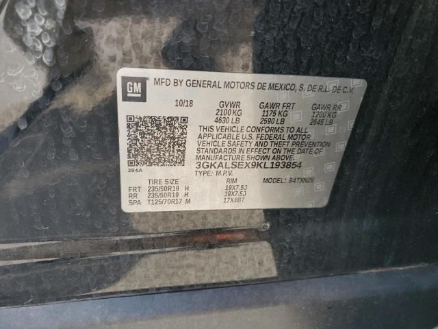 2019 GMC TERRAIN DE 3GKALSEX9KL193854