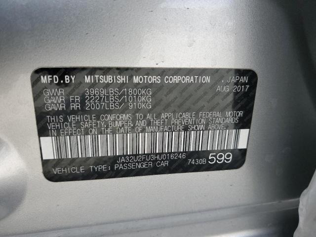 2017 MITSUBISHI LANCER ES JA32U2FU3HU016246