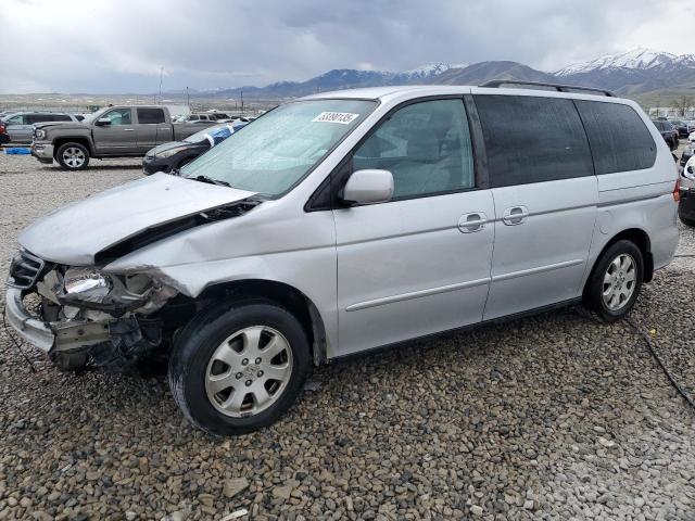 HONDA ODYSSEY EX 2004 blue  gas 5FNRL18804B121844 photo #1