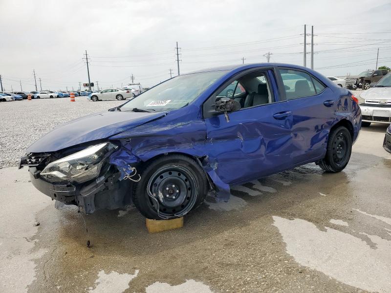 TOYOTA COROLLA L 2015 blue  gas 2T1BURHE0FC371885 photo #1