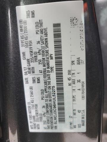 2017 LINCOLN MKC RESERV 5LMCJ3C96HUL52275