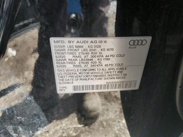 2015 AUDI Q7 PRESTIG - WA1DGAFE6FD008783