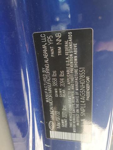 2022 HYUNDAI ELANTRA SE - 5NPLL4AG5NH078551