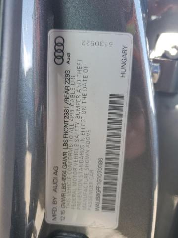 2016 AUDI A3 PREMIUM - WAUB8GFF1G1070386