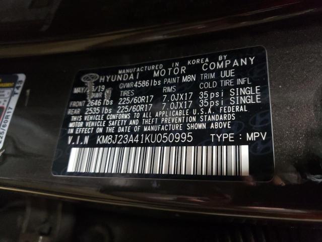 2019 HYUNDAI TUCSON SE KM8J23A41KU050995