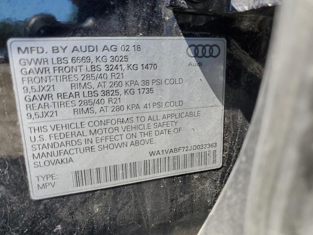 2018 AUDI Q7 PRESTIG - WA1VABF72JD033363